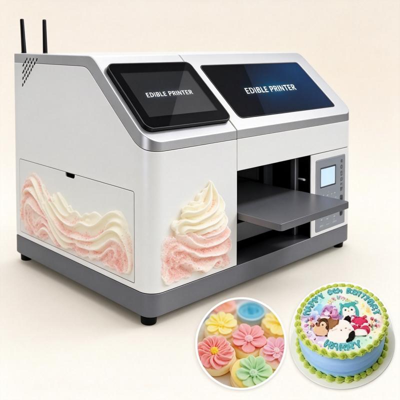 آلة طباعة الكيك الرقمية بالحبر - مراجعة Commercial Printer وسعره